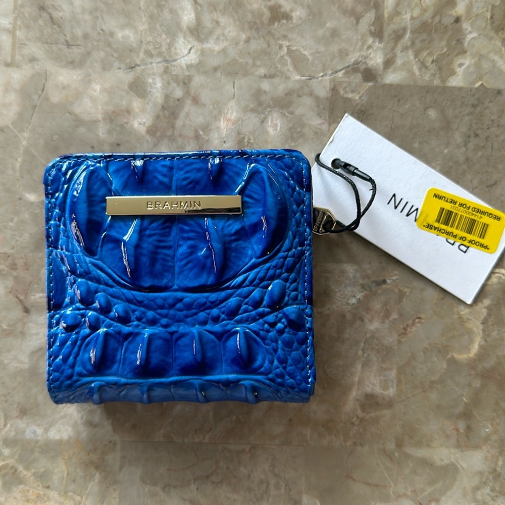 Brahmin Cobalt Wallet